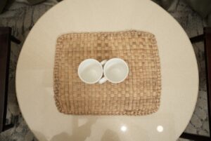 Water Hyacinth Square Table mat