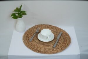 Water Hyacinth Raund Table Mat